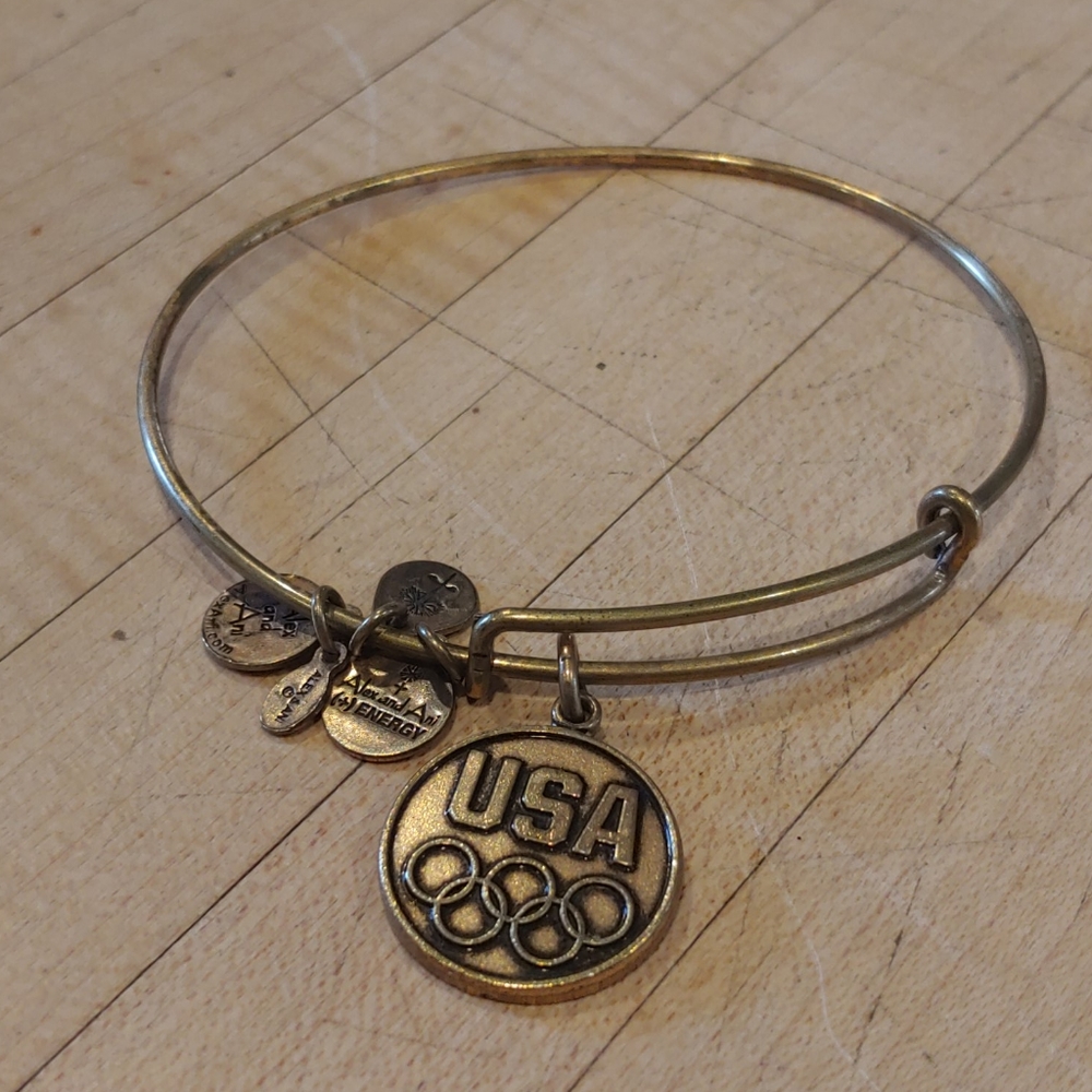 Alex and Ani USA Olympic charm bracelet